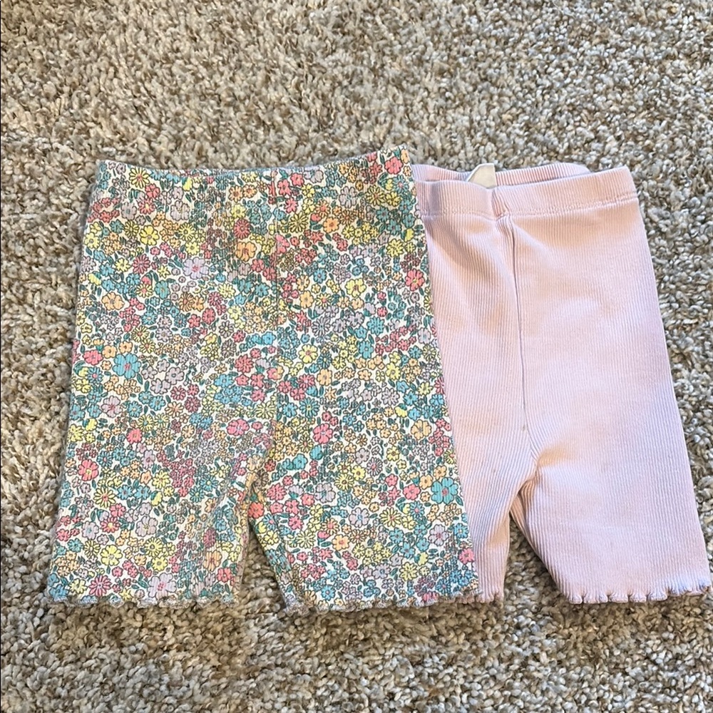 Zara girls bike shorts